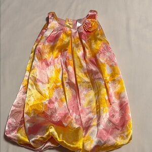 Cherokee Pink and Yellow Floral Dress